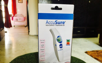 AccuSure Non-Contact Thermometer #FR 800 – Used And Reviewed