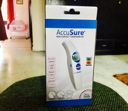 AccuSure Non-Contact Thermometer #FR 800 – Used And Reviewed